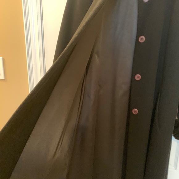 LONG WINTER COAT - WOOL/CASHMERE  - NEW WITHOUT TAGS- SIZE 6 - Picture 10 of 16